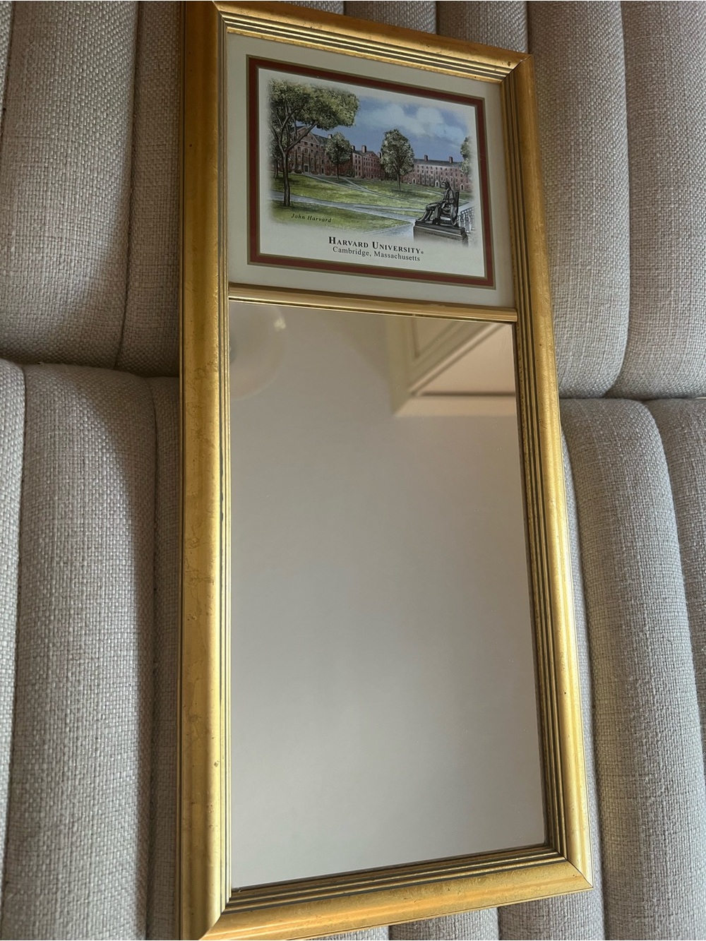 Eglomise Designs Harvard University Mirror